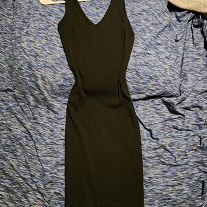 Bodycon Black Midi Dress